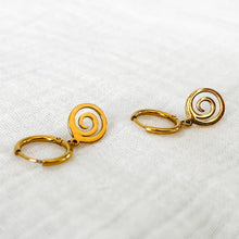 Load image into Gallery viewer, Koru Hoop Earrings