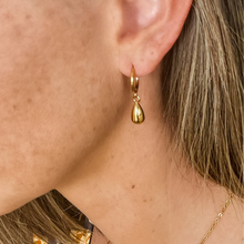 Load image into Gallery viewer, Raindrop Hoop Earrings