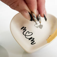 Load image into Gallery viewer, Heart Hoops