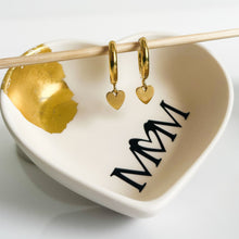 Load image into Gallery viewer, Heart Hoops
