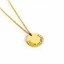 Load image into Gallery viewer, Custom Medium Pendant Necklace | Curved