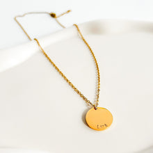 Load image into Gallery viewer, Custom Medium Pendant Necklace | Curved