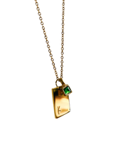 Load image into Gallery viewer, Custom Rectangle Pendant Necklace