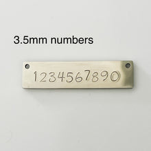 Load image into Gallery viewer, Custom Rectangle Pendant Necklace