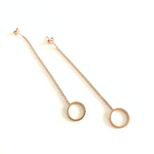 Load image into Gallery viewer, Circle Dangle Earrings